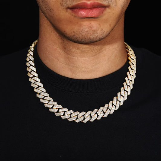 10mm-22mm 'Essential' Cuban Link Chain | Brass Material