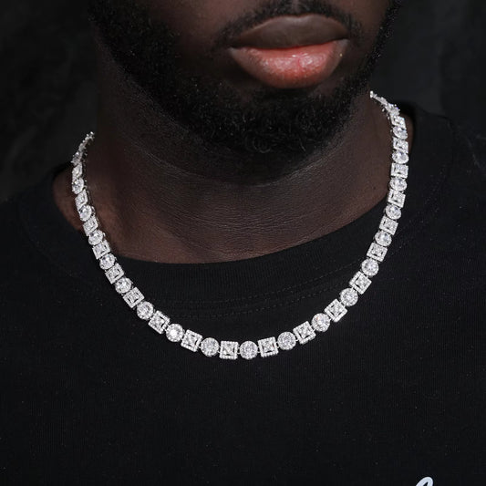 8mm 'Geometric Legacy' Tennis Chain