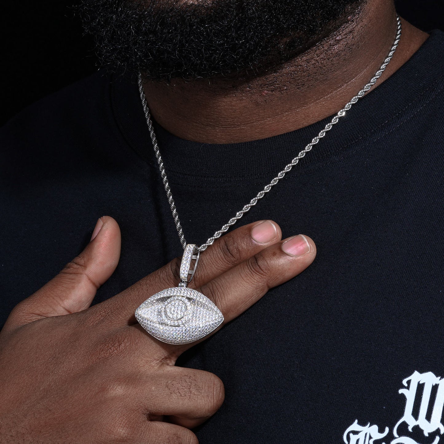 .925 SILVER 'OVERSEER' PENDANT 50MM
