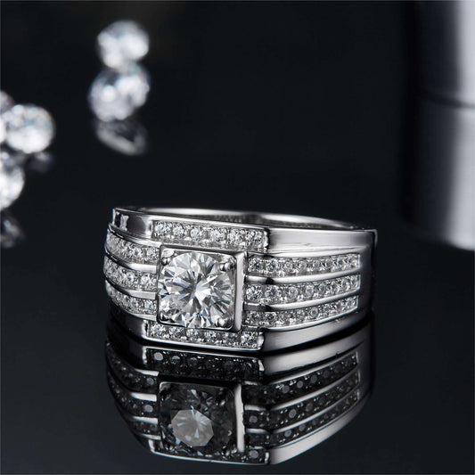 1ct 'Spectrum' Signet Ring