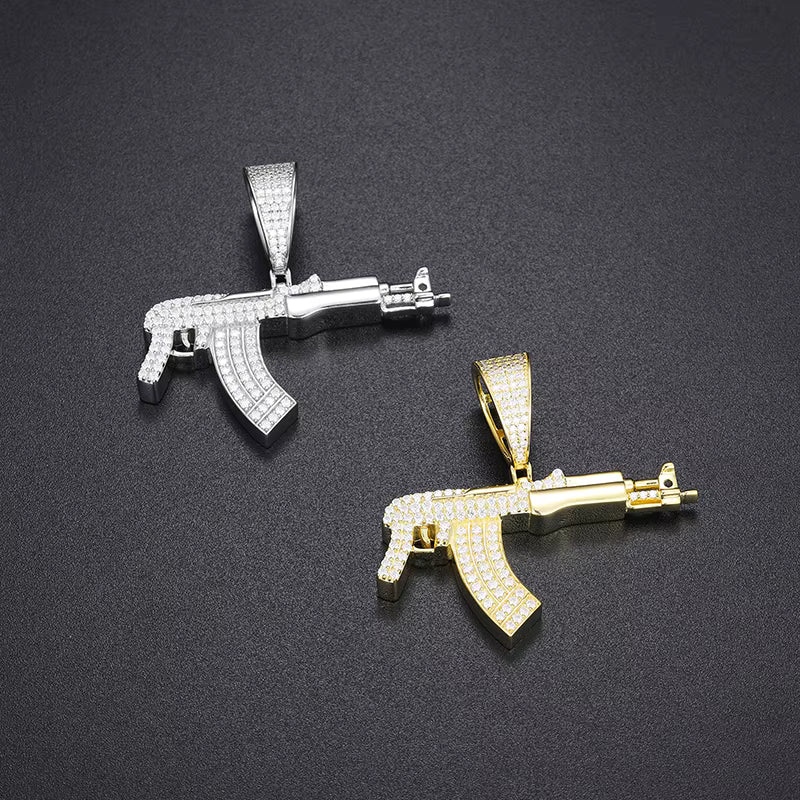 .925 SILVER 'ASSAULT VANGUARD' PENDANT 50MM