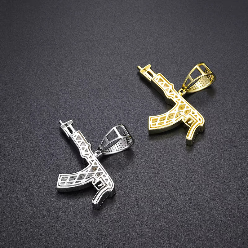 .925 SILVER 'ASSAULT VANGUARD' PENDANT 50MM