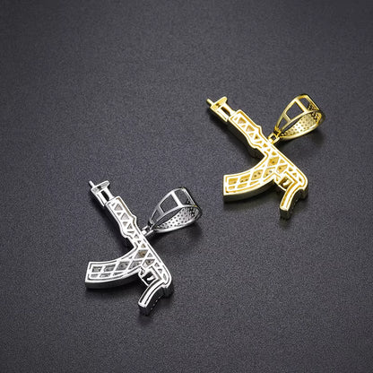 .925 SILVER 'ASSAULT VANGUARD' PENDANT 50MM