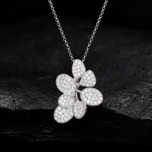 .925 SILVER 'PETAL VANGUARD' PENDANT 25MM