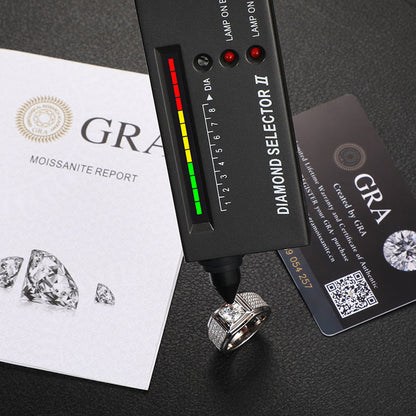 .925 SILVER 1CT 'COMMANDER' SIGNET RING