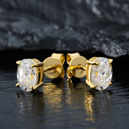 1ct-4ct 'Meridian' Oval Studs