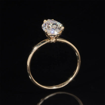 14K GOLD PEAR CUT MOISSANITE ENGAGEMENT RING VTRG1023