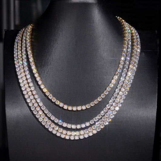 'Essential' 5mm Tennis Chain VVS Moissanite | VTNL1001